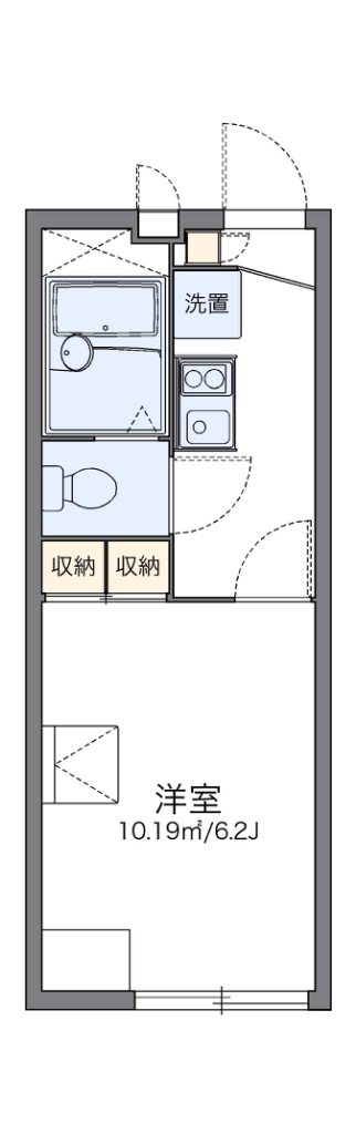 レオパレスＮオオエの間取り