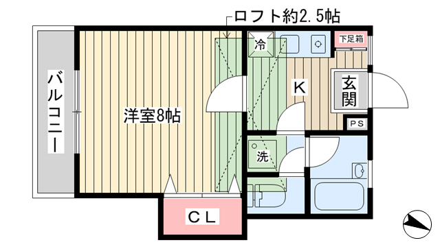 ヴィラ洗足の間取り