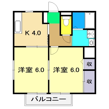 ソレーユ高見 IIの間取り