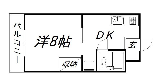 浜松市中央区飯田町のマンションの間取り