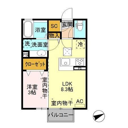 プランドールＴＮIIの間取り