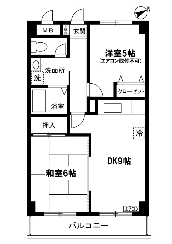 レジョン77の間取り