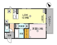 シェノン栗東の間取り