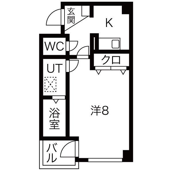 アリュールの間取り