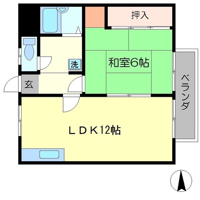 カーサホワイトリバーの間取り