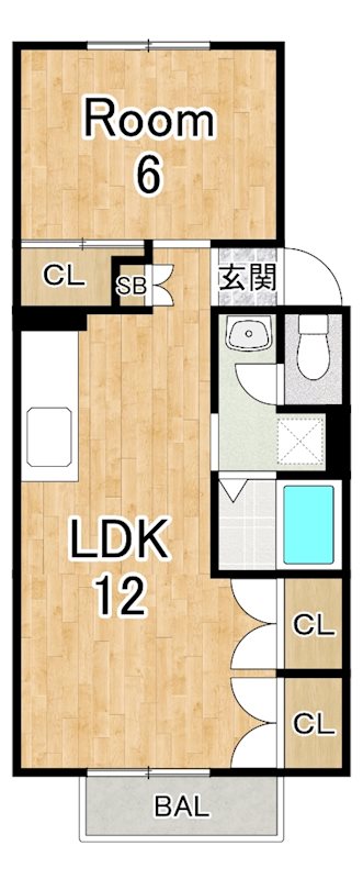 メルシーアモ信楽の間取り