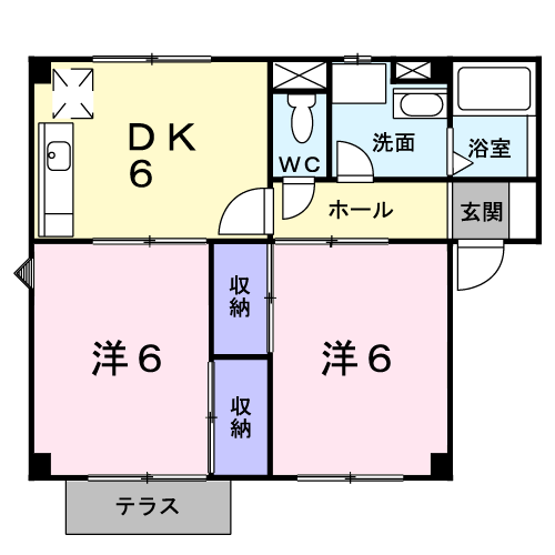 プラドールＣの間取り