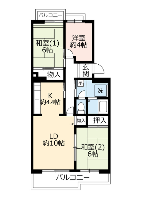 ＵＲ金剛の間取り