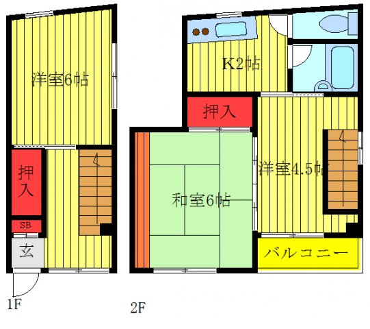 アビタシオン志茂の間取り