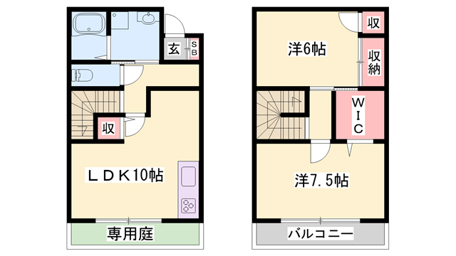 アヴェール高浜の間取り