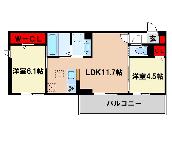 プレミエール大保の間取り