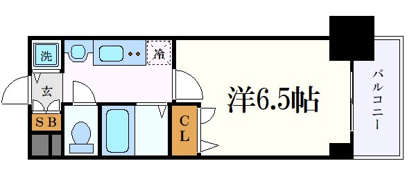 プレサンス名古屋STATIONアブソリュートの間取り