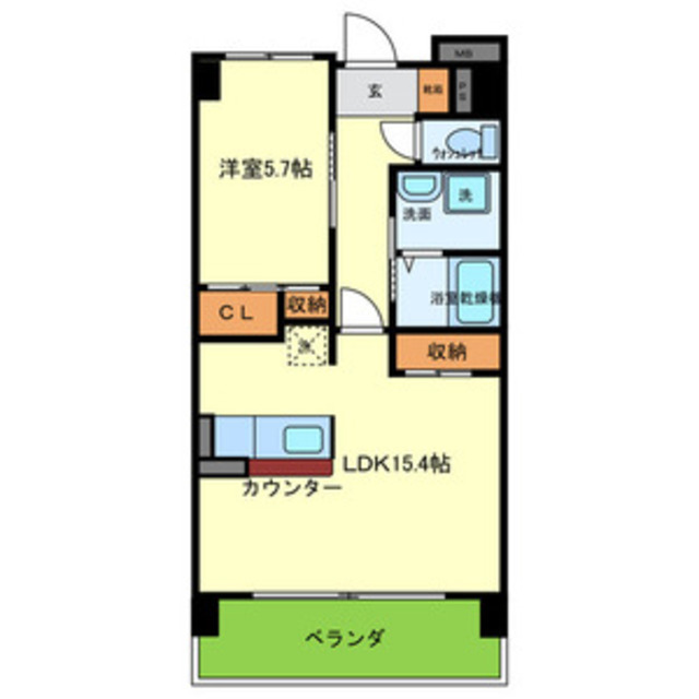 【サンモール西京極の間取り】