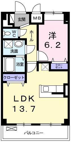 アネックス・ウエスト２１の間取り