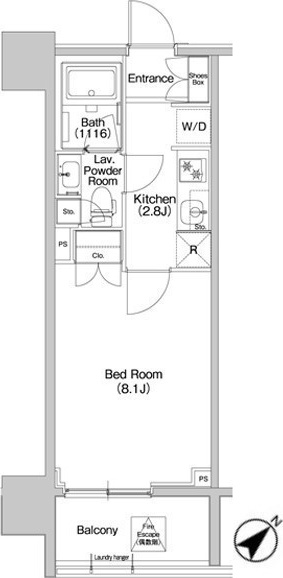 コンフォリア品川EASTの間取り