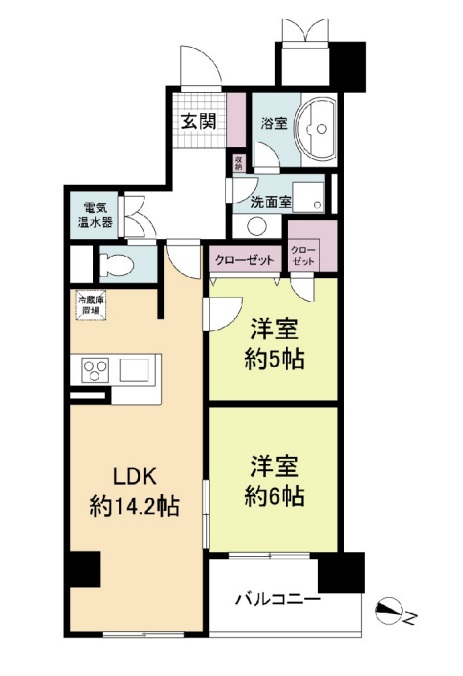 グレンパーク梅田北の間取り