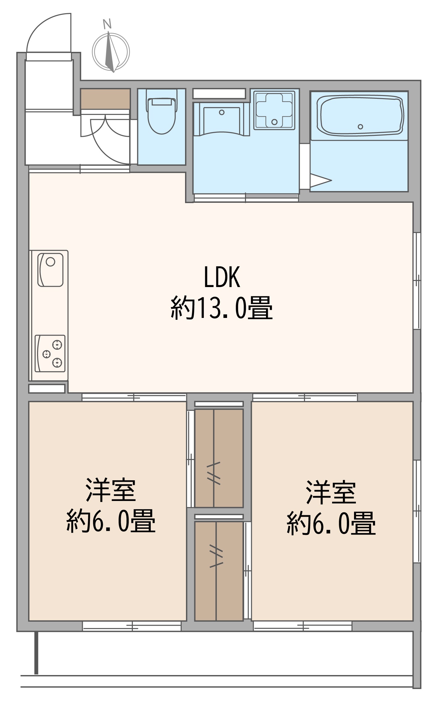 代沢皐月の間取り