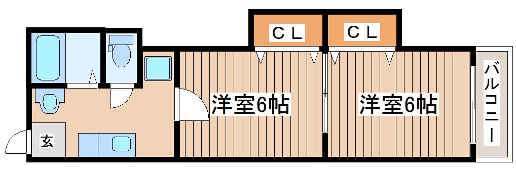 さかえ荘の間取り