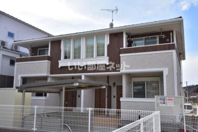 田村市船引町船引のアパートの建物外観