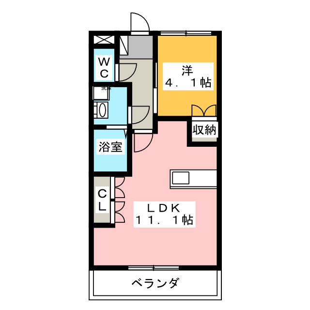 サニーヒルズ芥見の間取り