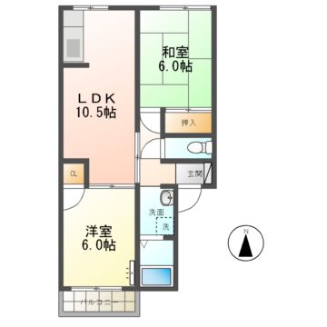 ドエル南山の間取り