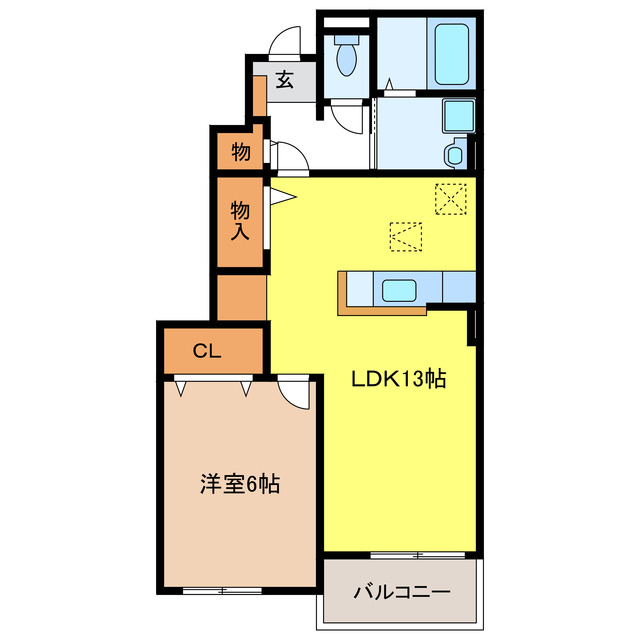 クレメント　リバーの間取り