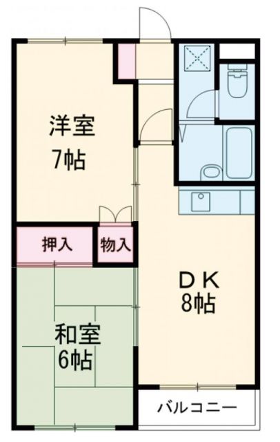 マンション鈴音の間取り