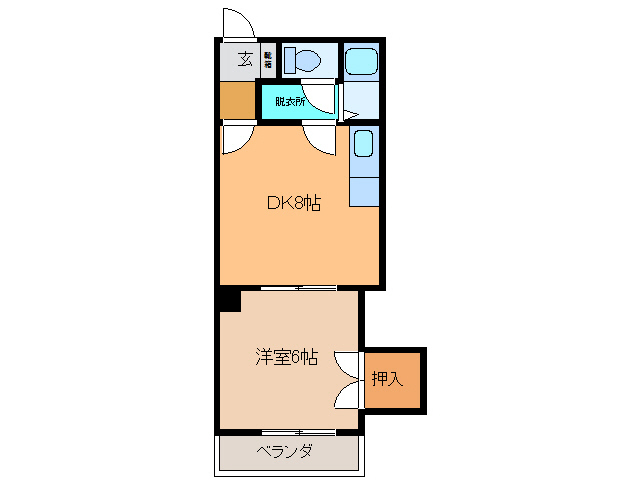 コーポラスSOKKENの間取り