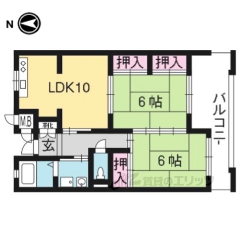 コンフォート出水の間取り