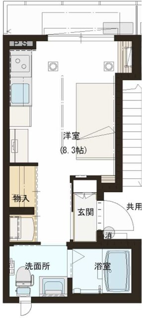 メゾン　カミーユの間取り