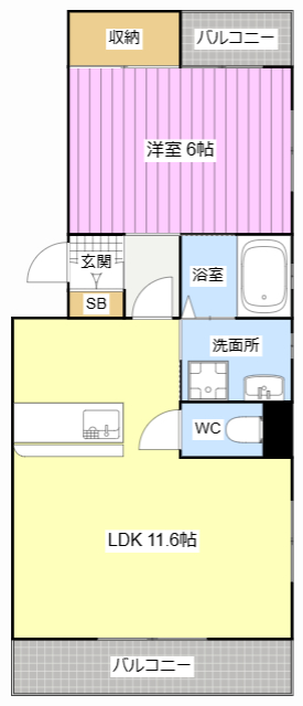 グレイスIIの間取り