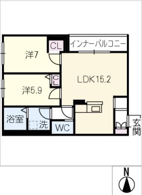 グレイス　カンパーニュの間取り