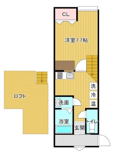 ハッピータウン山谷の間取り