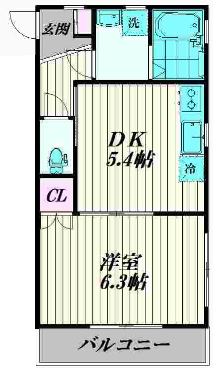 ＹＫマンションの間取り