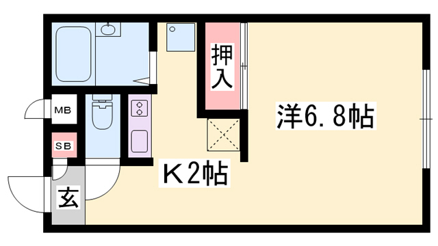 レオパレスルニIの間取り