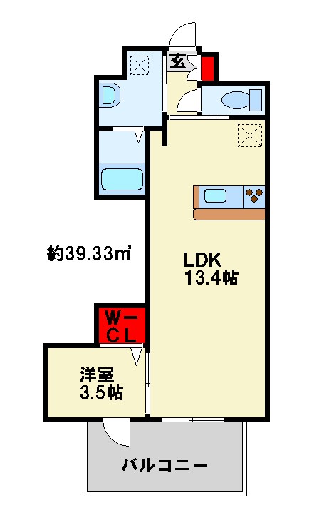 行橋センタービルの間取り