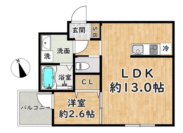 CROUD立花の間取り