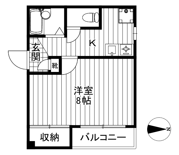 世田谷区世田谷のマンションの間取り