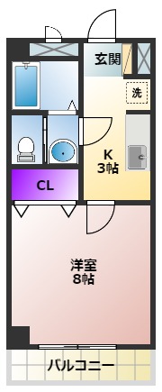 アズールY’sの間取り