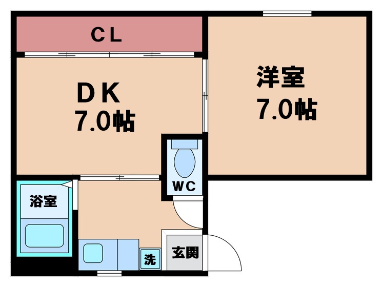 エクセル山坂の間取り