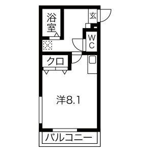 メゾン石川Bの間取り