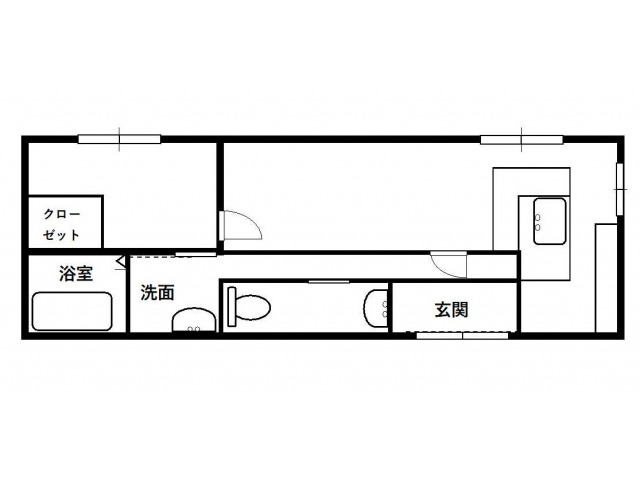 第12三共新町ハイツの間取り