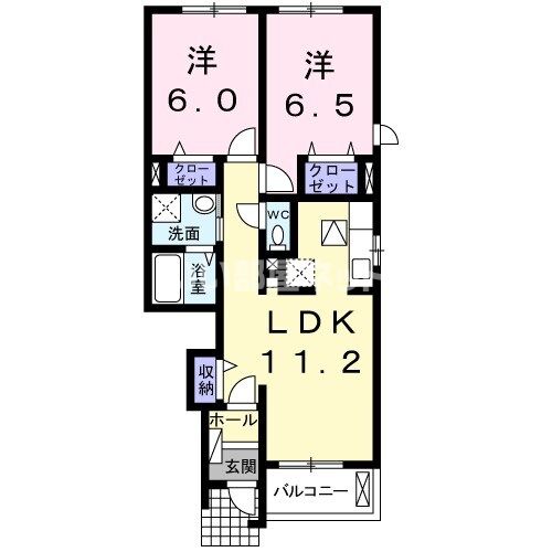 サンセット　スクエアの間取り