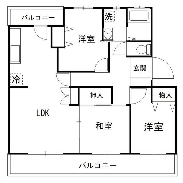 Ｖ－ｒｏｏｍ成城南の間取り