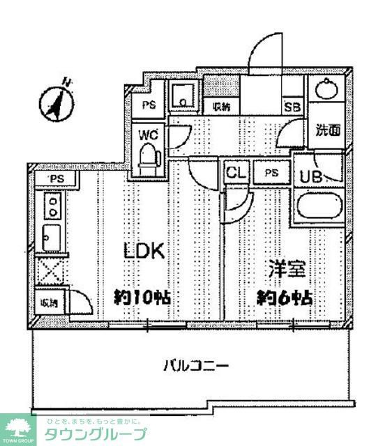 ドゥーエ大宮の間取り