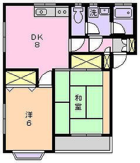 ハイツ静の間取り