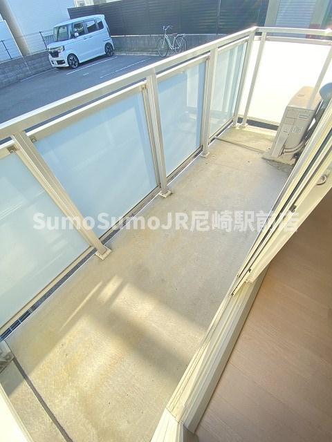 バルコニー　落ち着いた時間を過ごせるバルコニーです