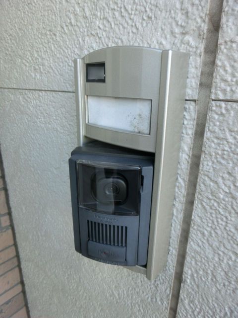 セキュリティ　防犯ＴＶモニター付きのドアホン。
