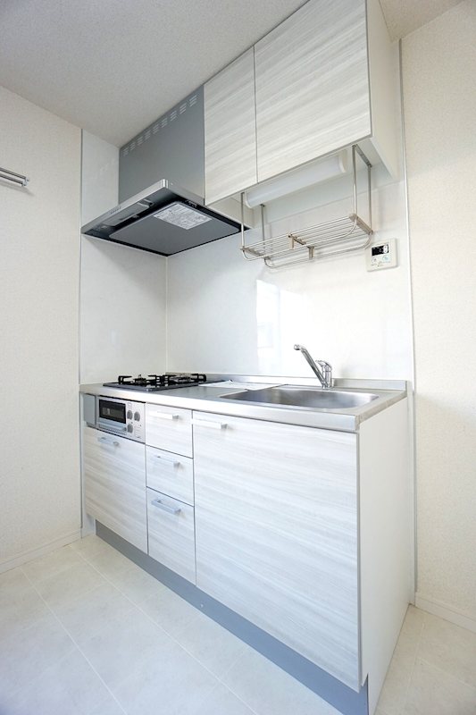 キッチン　グリル付2口コンロのシステムキッチンでお料理も捗ります☆