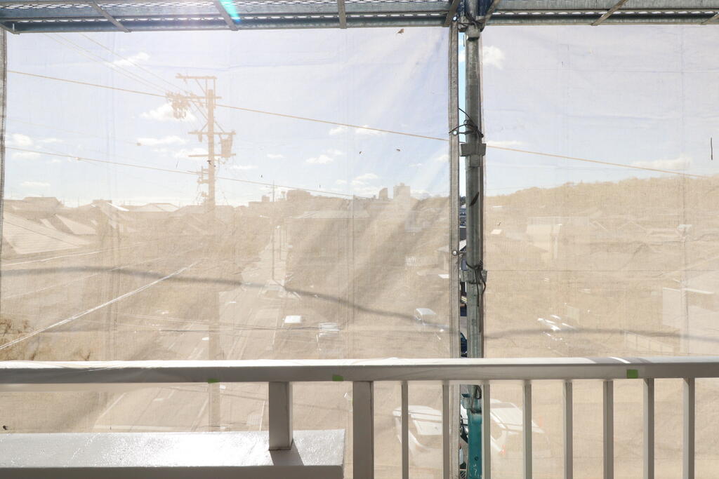 眺望　大規模修繕工事中